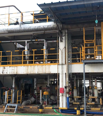 安徽某氯碱厂安装我司 固定式气体检测仪200台现场