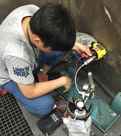 南京某机械厂安装我司可燃气体检测仪78台检测