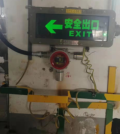 天津某化学安装我司固定式可燃气体探测器280台