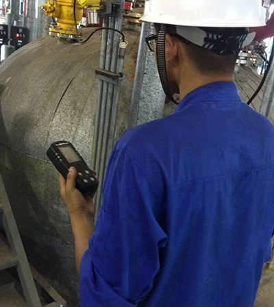 张家港某化工选用我司单一气体检测仪多气体检测仪用于车间巡检