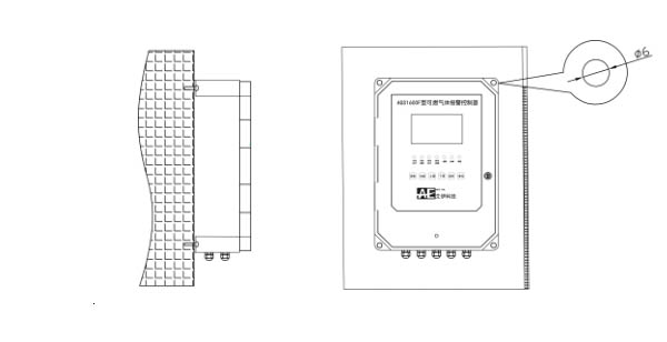 气体报警器控制器安装位置
